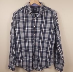 American Eagle Plaid Shirt Medium